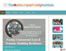 Tablet Screenshot of multiculturalfamily.org